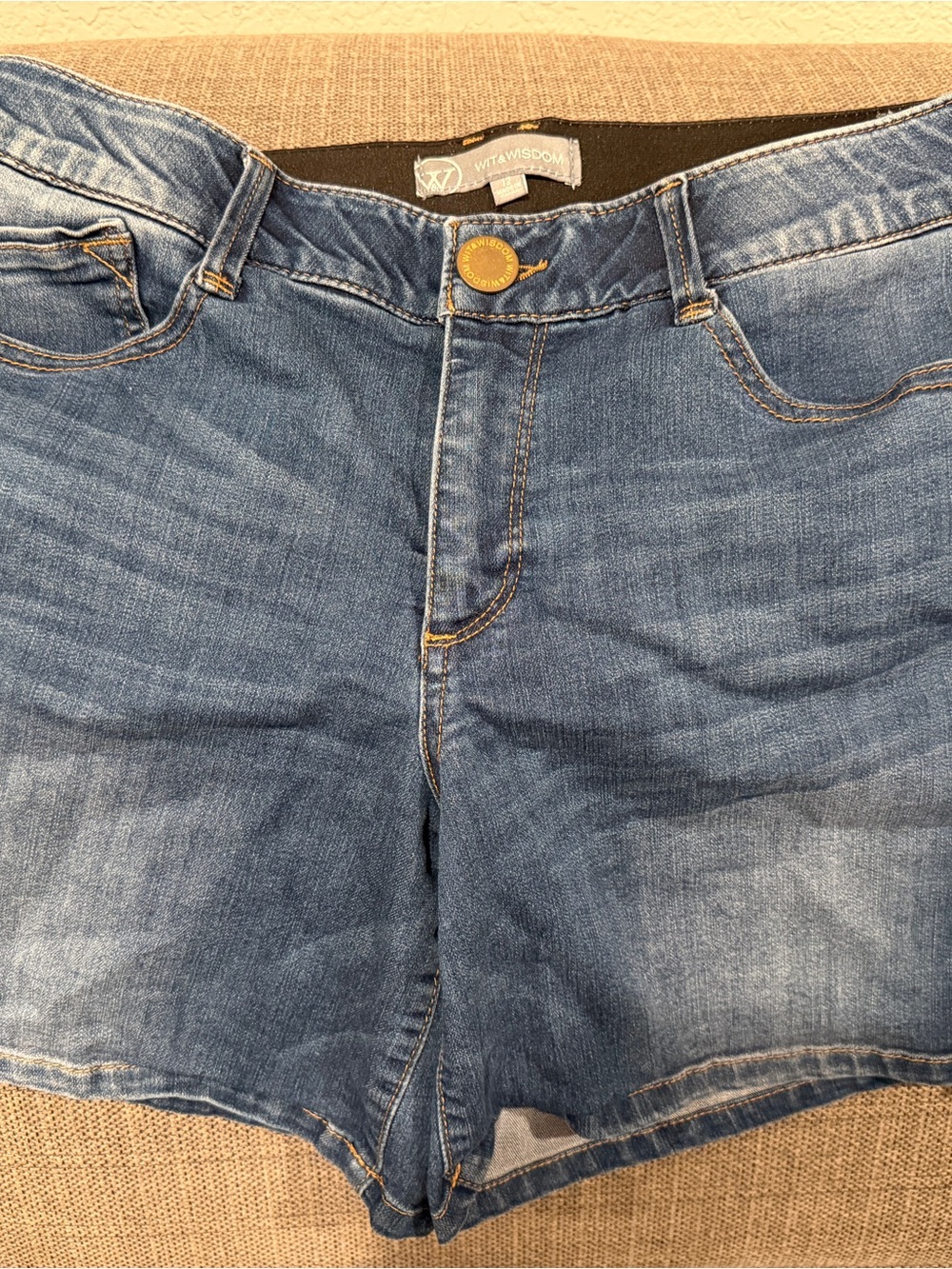 Wit & Wisdom Denim Blue High-Rise Jeans